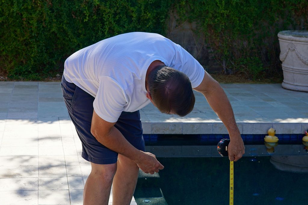 pool depth inspection
